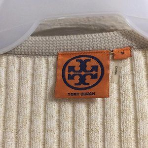 TORY BURCH SCOOP NECK KNIT SWEATER